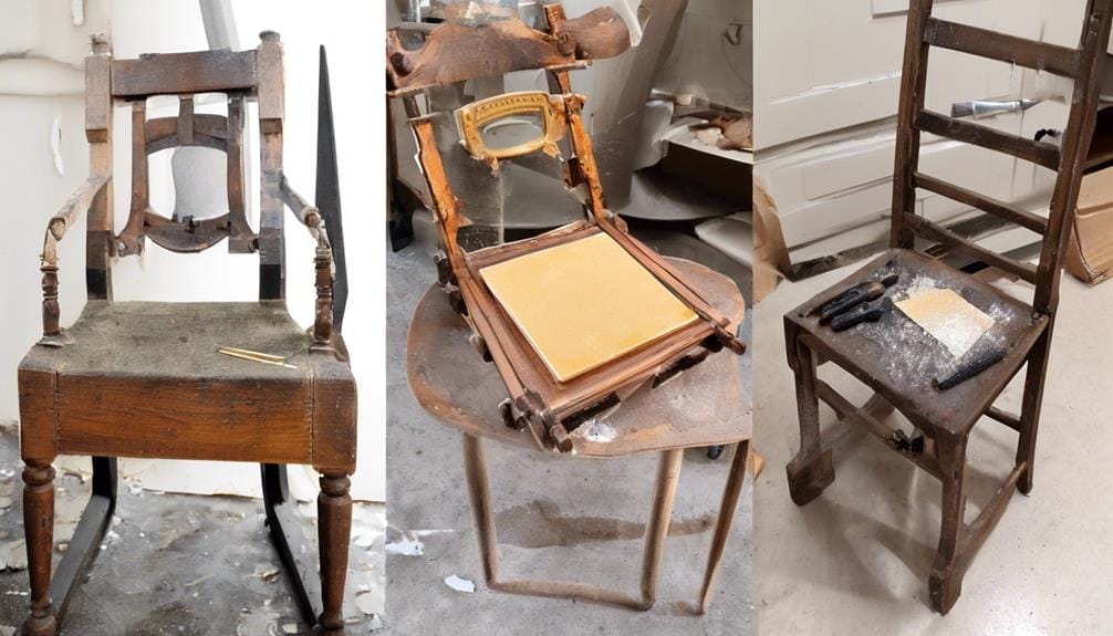 repairing damaged antique furniture