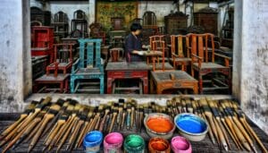 restaureren en schilderen antieke meubels