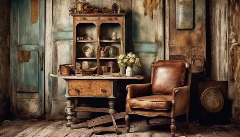 understanding vintage weathered furniture