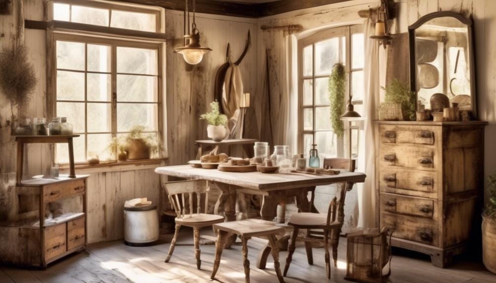 weathered farmhouse with character